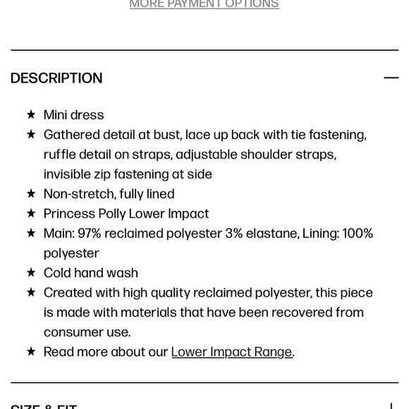 COPY - NWOT Princess Polly White Ruched Mini Dress - Picture 4 of 7